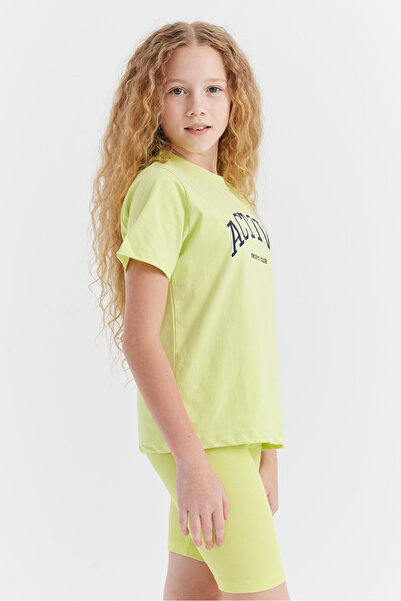 PAULMARK Girl's Text Printed T-Shirt