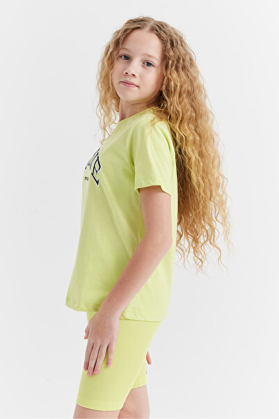 PAULMARK Girl's Text Printed T-Shirt