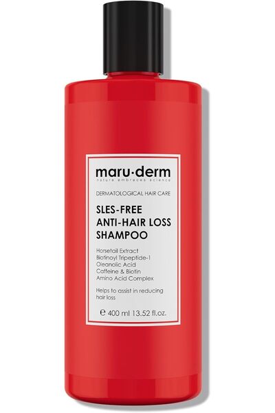 Maru.Derm Anti Hair Loss Shampoo, Sulfate-Free (400 ml)