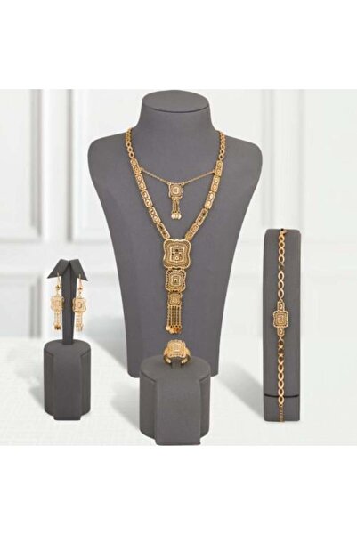 Un طقم بديل الذهب المربع الملكي الراقي