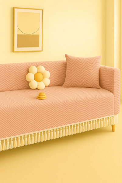 Sheri Home Berlina Koltuk Örtüsü Kaymaz Kumaş Özelliği | Koltuk Şalı 180 X 200
