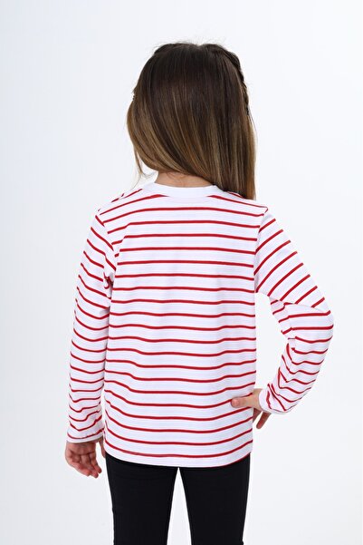 Toontoy Girl's Striped T-Shirt