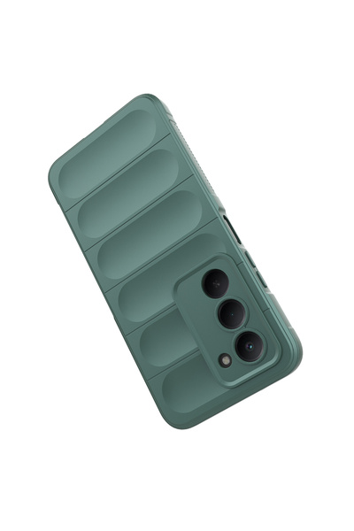 Nezih Case Stylish Silicone Cover Case with Flexible Hollowed Back Surface Design Compatible with Redmi 15