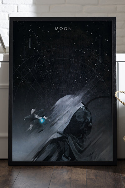 Duvarda Poster cu ramă din lemn negru Destiny, pictură decorativă de perete p...