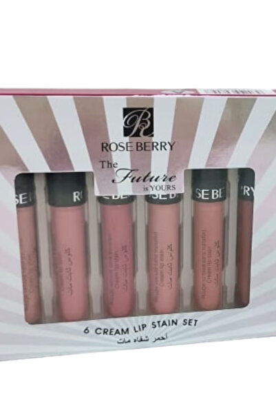 ROSE BERRYY Creamy Lipstick Set (6 pieces)