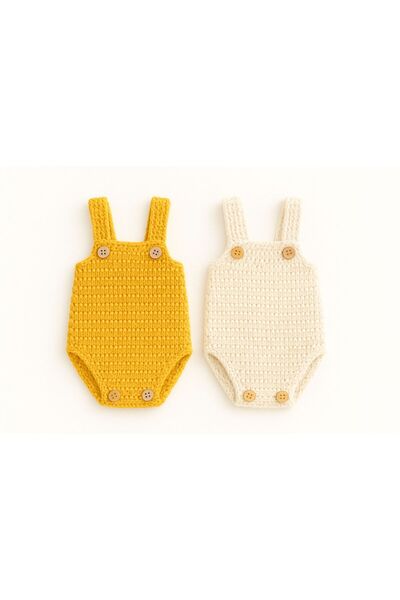 Nova Örgü ikili takım bebek tulumu