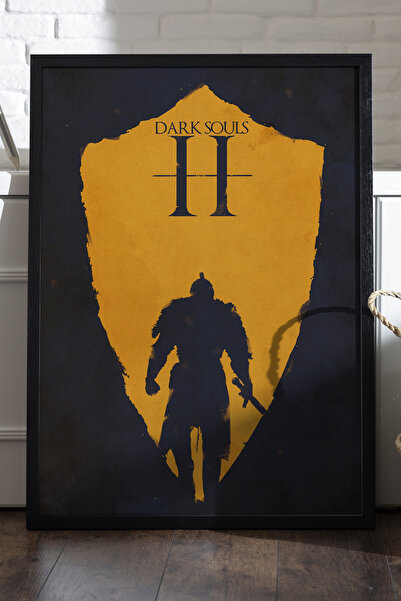 Duvarda Αφίσα Dark Souls με μαύρο ξύλινο πλαίσιο, διακοσμητικός πίνακας τοίχο...