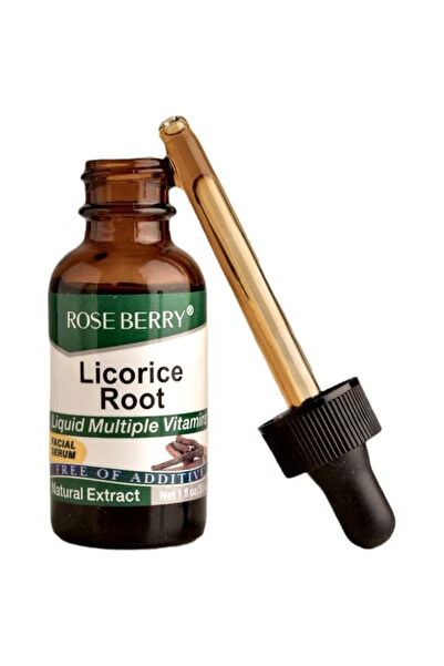 ROSE BERRYY سيروم الوجه بخلاصة جذور السوس الطبيعي السائل بفيتامينات متعددة 30...