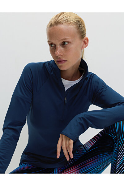 Marks & Spencer Fermuar Detaylı Uzun Kollu T-Shirt