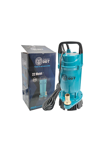 DDT Pompa Submersibilă Apă Curată QDXS-0.6F, 600W, 3 m³/h, Refulare 22 m