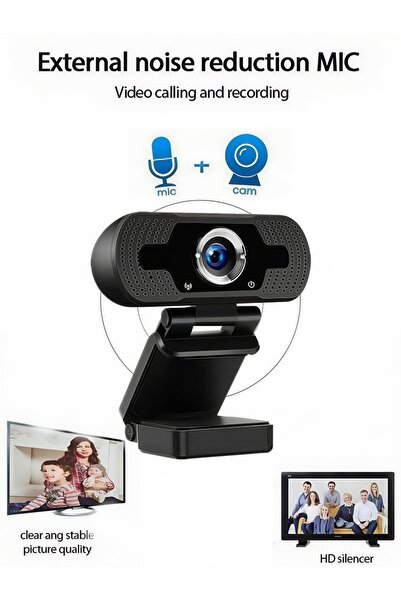 Closeli كاميرا ويب بدقة 1080 بكسل مع ميكروفون، كاميرا USB عالية الدقة بالكامل مع التركيز التلقائي، وضبط متعدد الزوايا