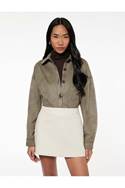 Koton Green Women's Jacket 6Wak20204Ew