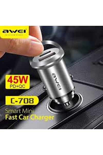 AWEI C-708 Car charger Silver
