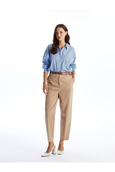 LC Waikiki LCW Vision Beli Kemerli Havuç Kesim Kadın Pantolon