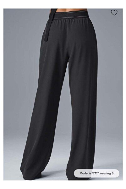 Alo Women's Straight-Leg Wide-Leg Casual Sport Trousers