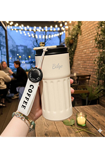 Trendmiya 400ml Coffee Grade White Thermos