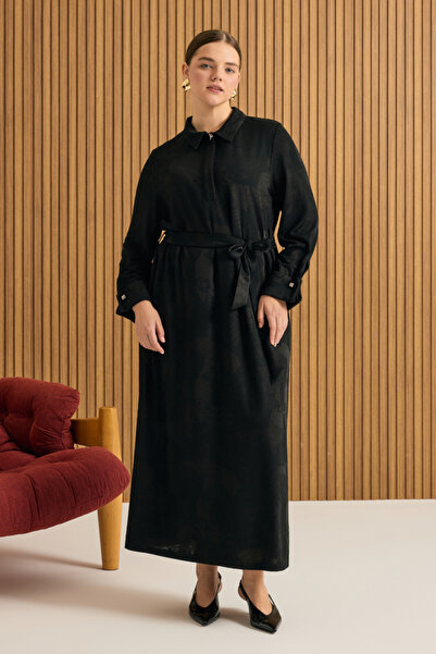 Aker Jakarlı Örme Elbise