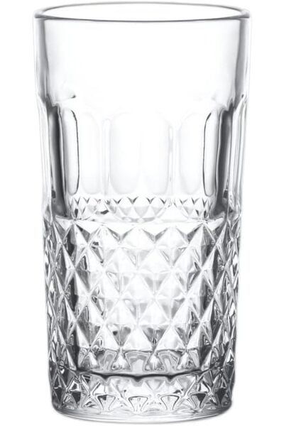 Cuisine Art Ligne Hi-Ball Drinking Glasses Set 255ML, 6 Pieces – Clear, Lead-Free, Stackable
