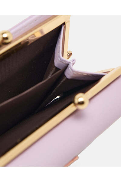 REDTAG Girls Purple Cat Trim Wallet