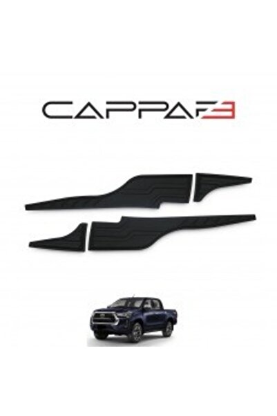 Cappafe Toyota Hilux 2015-2020 Yıl Aralığı Uyumlu Yarasa Kapı Kaplama 4 Parça