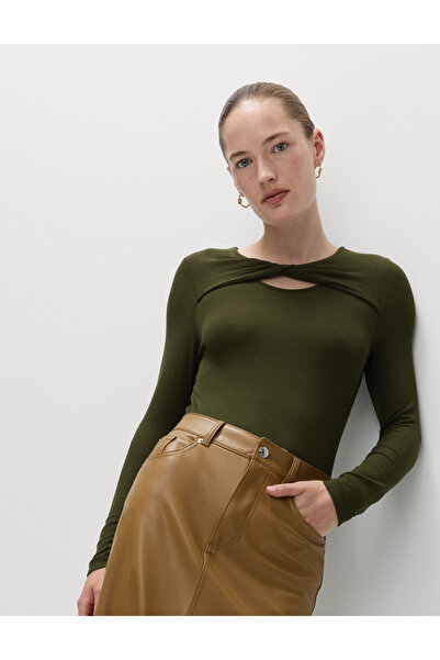 Marks & Spencer Fitilli Önü Büzgülü Bluz