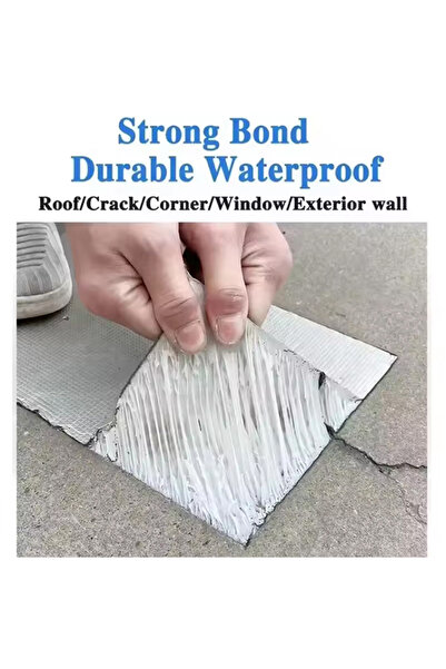 EHOME Leakage Repair Waterproof Tape for Pipe Leakage Roof Water Tape Leakage Solution Aluminium(5cmx5m)