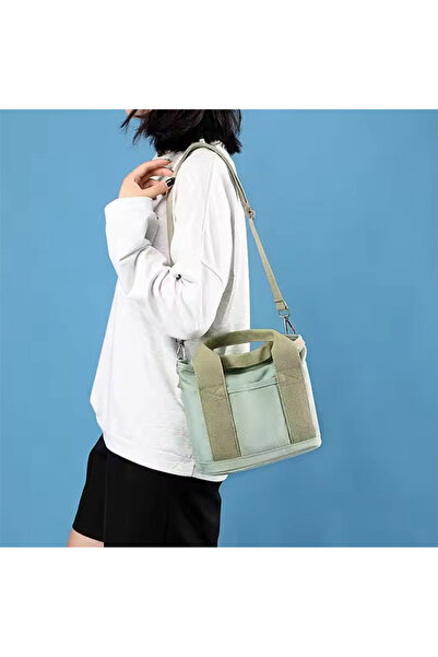 EHOME Canvas Tote Bag for Women,Small Totes Bags with Zipper Crossbody Purse with Pockets