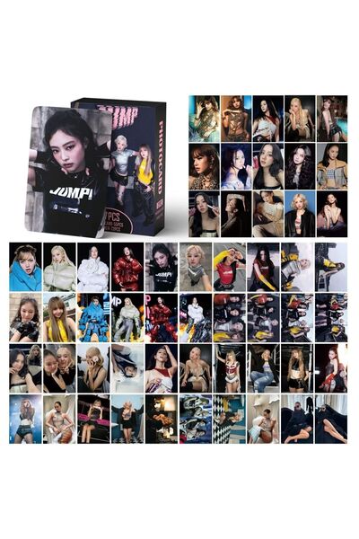 Kpop Dünyasi BLACKPINK '' Jump '' Çift Yön Baskılı Lomo Card Seti