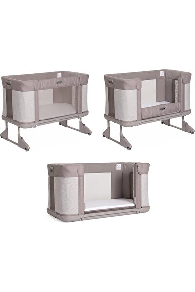 Chicco سرير أطفال Next2Me Forever من عمر 0 شهر إلى 4 سنوات، لون لوزي