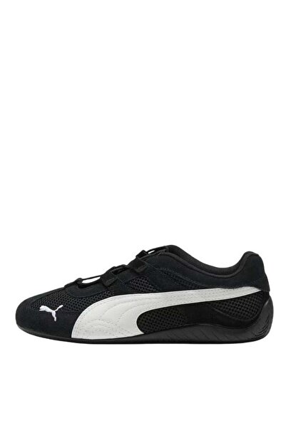 Puma Women's Speedcat GO WNS Breathable Mesh Lightweight Low-Top Sneakers - Black