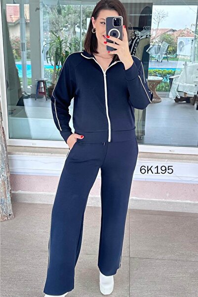 İnce Topuk Ara Piped Zippered Modal Set of 2 6K195