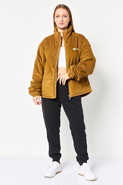 Reebok Women Sportswear Fit Brand Logo Outdoor Jackets, Brown