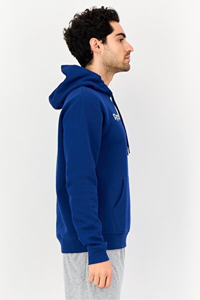 Reebok Men Sportswear Fit Long Sleeve Outdoor Hoodie, Blue