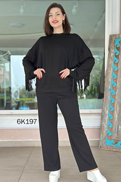 İnce Topuk Tasseled Modal 2-Piece Set 6K197