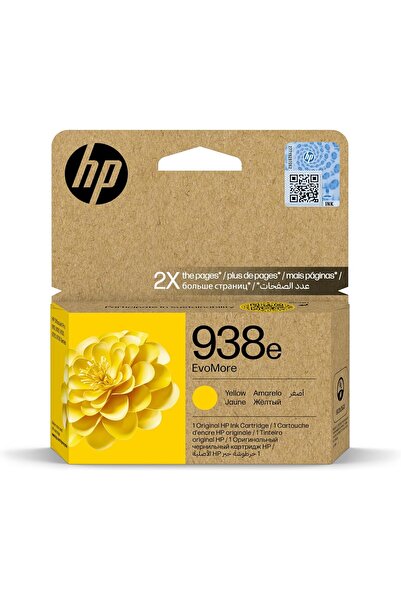 HP 938e EvoMore Yellow Original Ink Cartridge (4S6Y1PE)