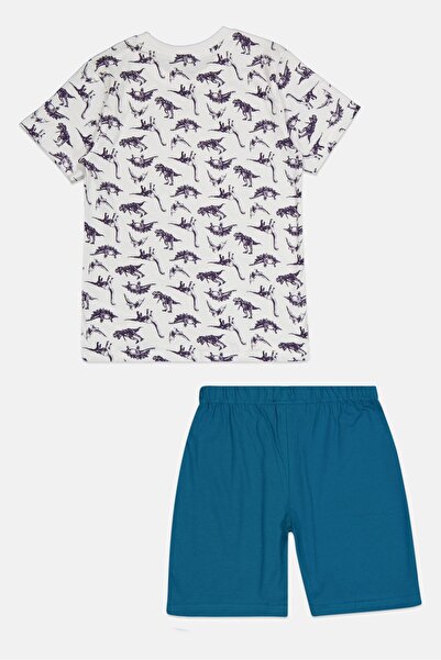 JURASSIC WORLD Kids Boy 2 Piece Short Sleeve Graphic Print Pajama Set, Multicolor