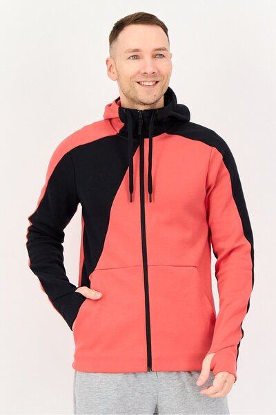 Reebok Men OST Two-Tone Full Zip Hoodie, Multicolor