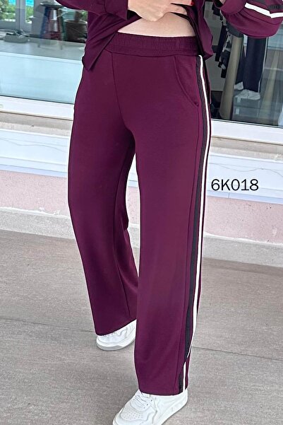 İnce Topuk Striped Modal Suit 6K018