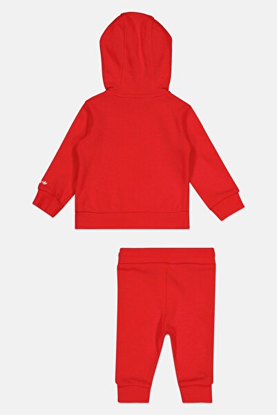adidas Toddler Boy 2 Pieces Sportswear Brand Logo Tracksuits, Red