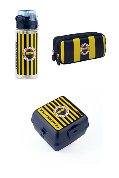 Fenerbahçe Lisanslı Üçlü Set, Efsane Çubuklu Tasarım Okul Seti