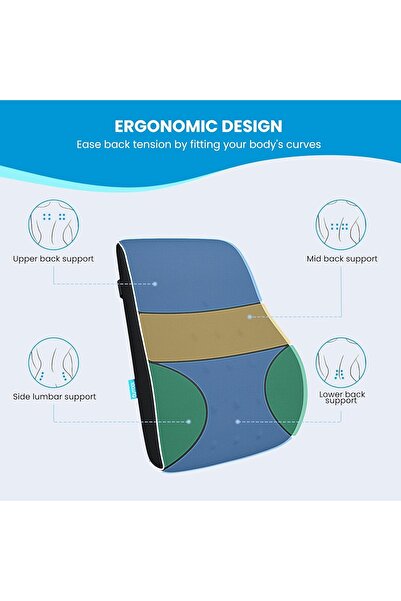 Generic Lumbar Support Pillow for Office Chair Back Support Pillow