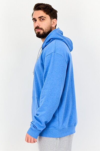 Reebok Men Sportswear Fit Long Sleeve Training Hoodie, Blue
