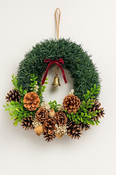 Mabeya Door Ornament, Door Wreath, Christmas, New Year Decoration 30X30 Large Size