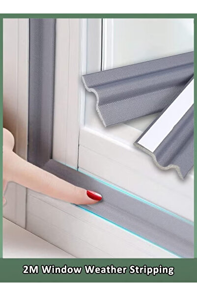 Generic Self Adhesive Window Gap Sealing Strip Windproof Seal Strip Weather Stripping Door Seal Strip 2M