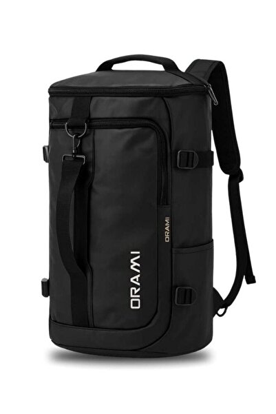 ORAMI Round Gym Sports Bag with Shoe Compartment, Waterproof