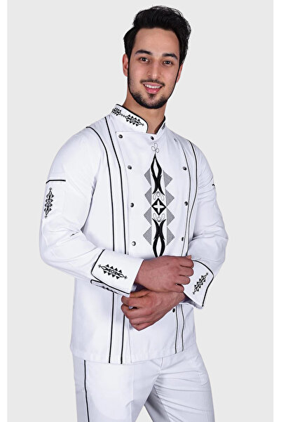 Üniformanya Jachetă de bucătar cu cadou cu nume Jachetă de bucătar Uniformă d...