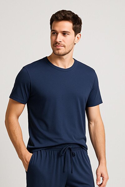 Artış Ανδρικό κοντομάνικο μπλουζάκι Basic Stretch ελαστικό ύφασμα Viscose