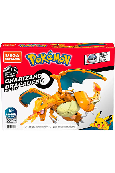 Pokemon MEGA CONSTRUX CHARIZARD DRACAUFEU GLURAK