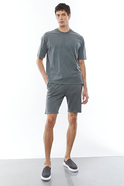 PAULMARK Washable Tie-Waist Basic Regular Shorts