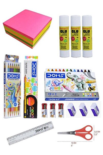 doms School Stationary Kit 15 in 1 (43pcs) DS03